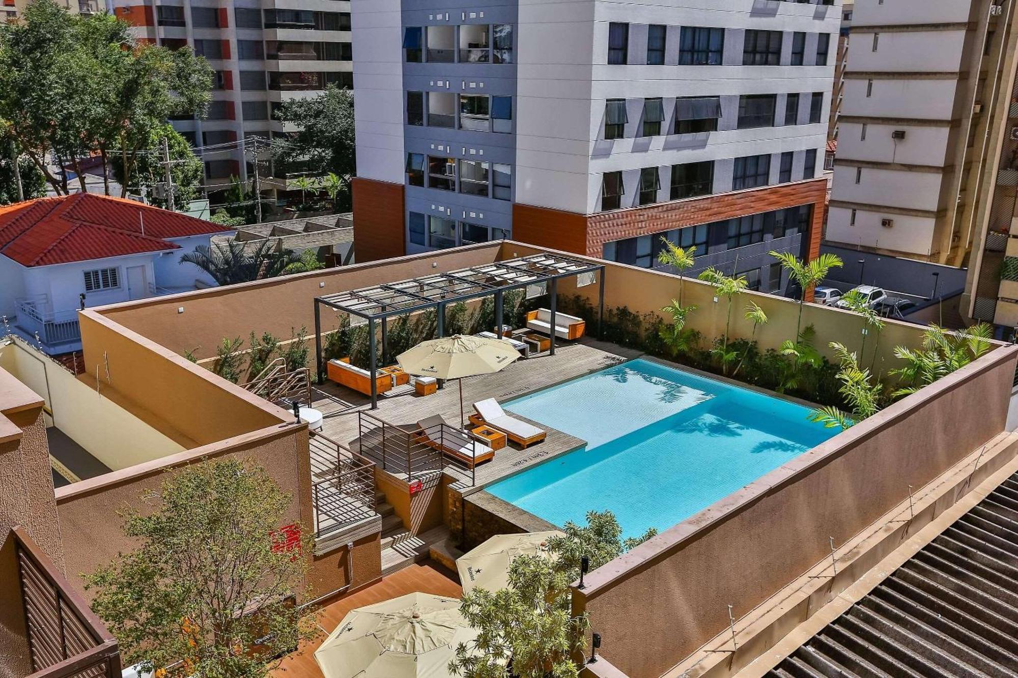 Готель Radisson Red Campinas Кампінас Екстер'єр фото Rooftop pool at the Hotel Indigo, San Francisco